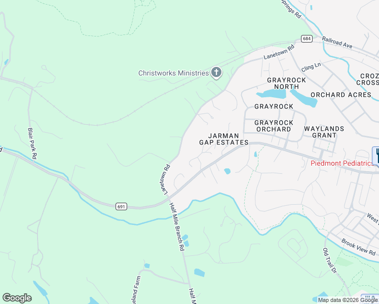 map of restaurants, bars, coffee shops, grocery stores, and more near 1230 Red Pine Ct in Crozet