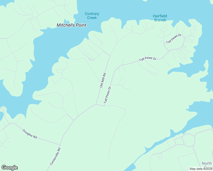 map of restaurants, bars, coffee shops, grocery stores, and more near 175 Tall Pines Drive in Mineral