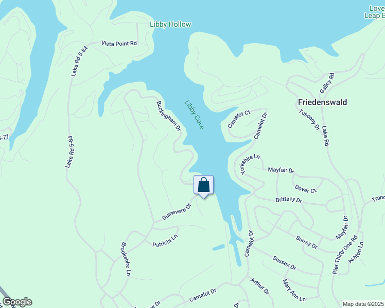 map of restaurants, bars, coffee shops, grocery stores, and more near 1595 Buckingham Drive in Camdenton