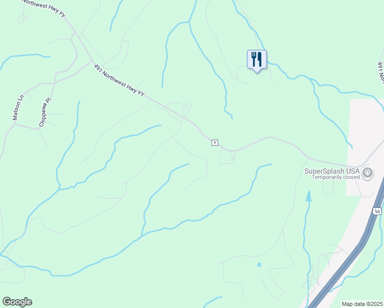map of restaurants, bars, coffee shops, grocery stores, and more near 35 Deer Ridge Drive in Linn Creek