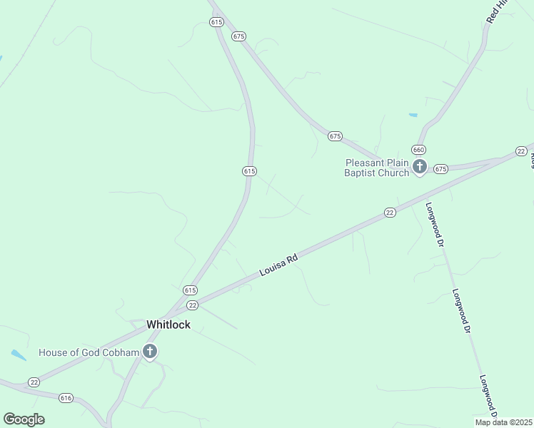 map of restaurants, bars, coffee shops, grocery stores, and more near 13 Clear Water Court in Gordonsville