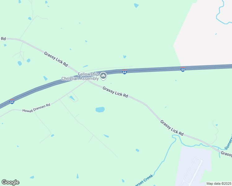 map of restaurants, bars, coffee shops, grocery stores, and more near 2479 Grassy Lick Road in Mount Sterling