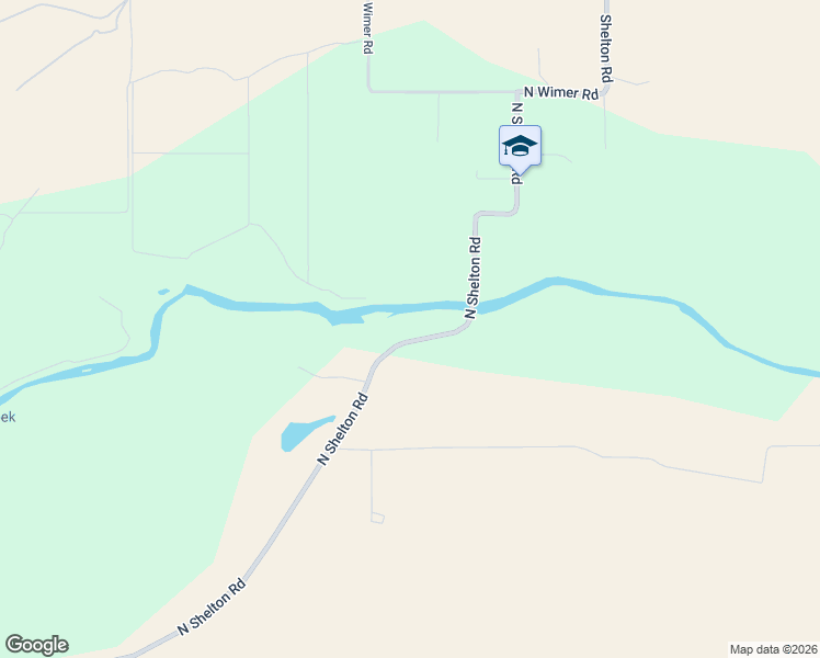 map of restaurants, bars, coffee shops, grocery stores, and more near 9985 North Shelton Road in Linden