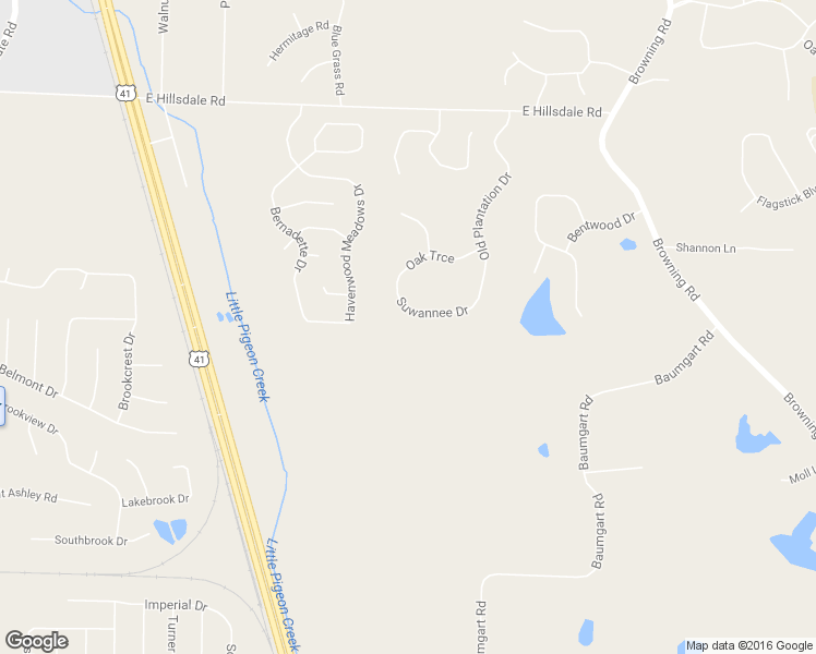 map of restaurants, bars, coffee shops, grocery stores, and more near 1035 Suwannee Drive in Evansville