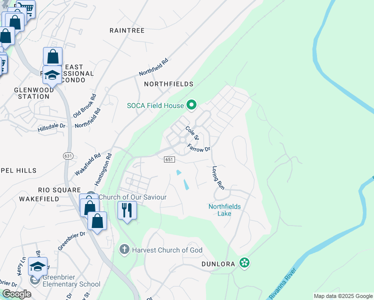 map of restaurants, bars, coffee shops, grocery stores, and more near 518 Tyree Lane in Charlottesville