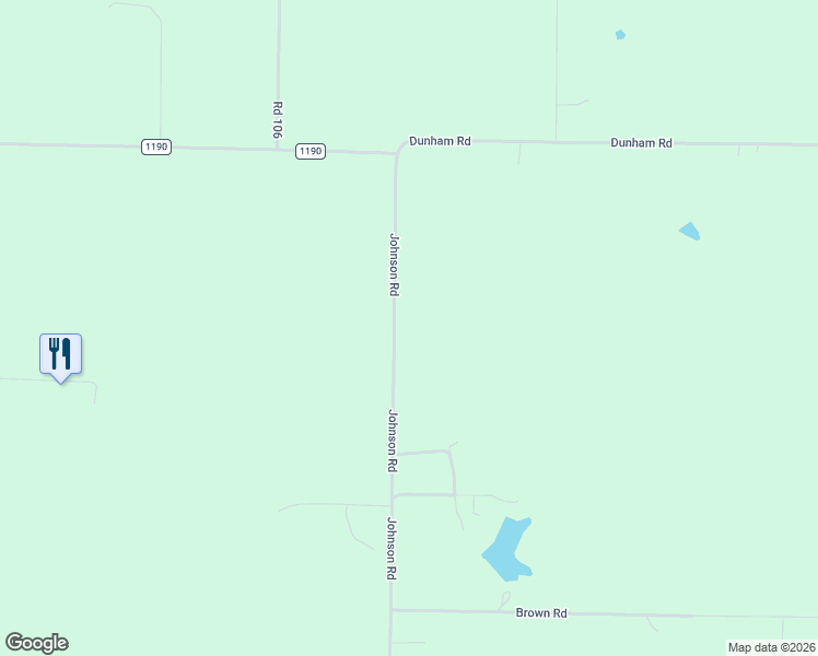 map of restaurants, bars, coffee shops, grocery stores, and more near 18600 County Road 1190 in Saint James