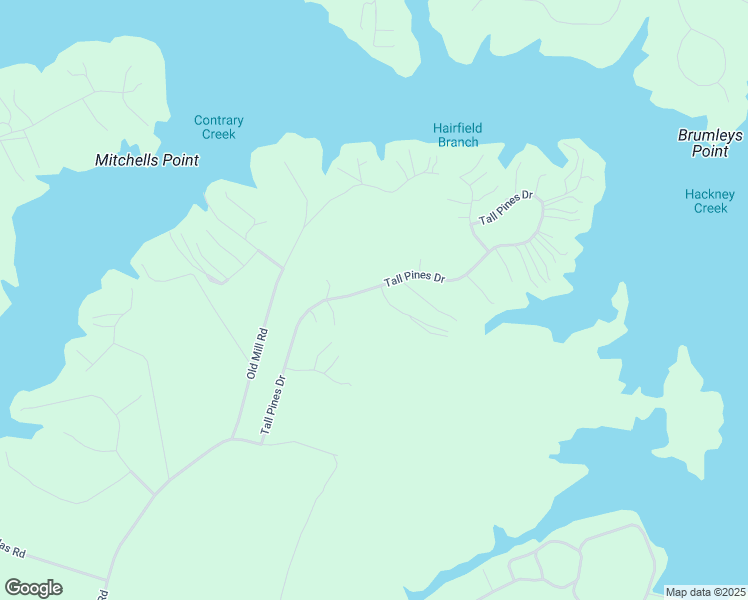 map of restaurants, bars, coffee shops, grocery stores, and more near 494 Tall Pines Drive in Mineral