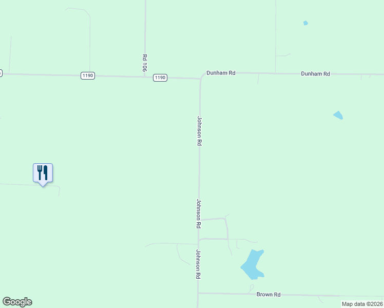 map of restaurants, bars, coffee shops, grocery stores, and more near 18600 County Road 1190 in Saint James