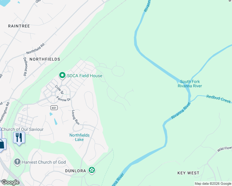 map of restaurants, bars, coffee shops, grocery stores, and more near 1358 Dunlora Farm Road in Charlottesville