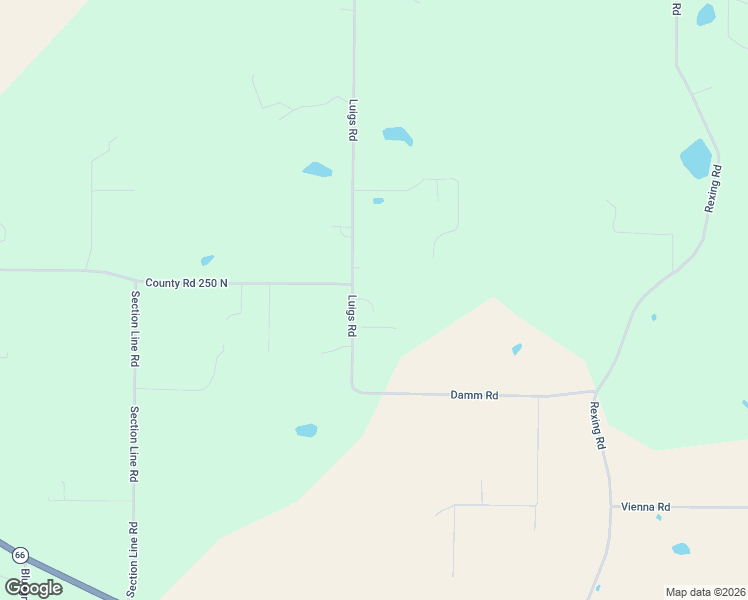 map of restaurants, bars, coffee shops, grocery stores, and more near 2417 Luigs Road in Wadesville