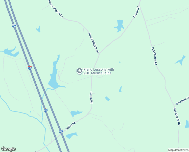 map of restaurants, bars, coffee shops, grocery stores, and more near 8514 Cedon Road in Woodford