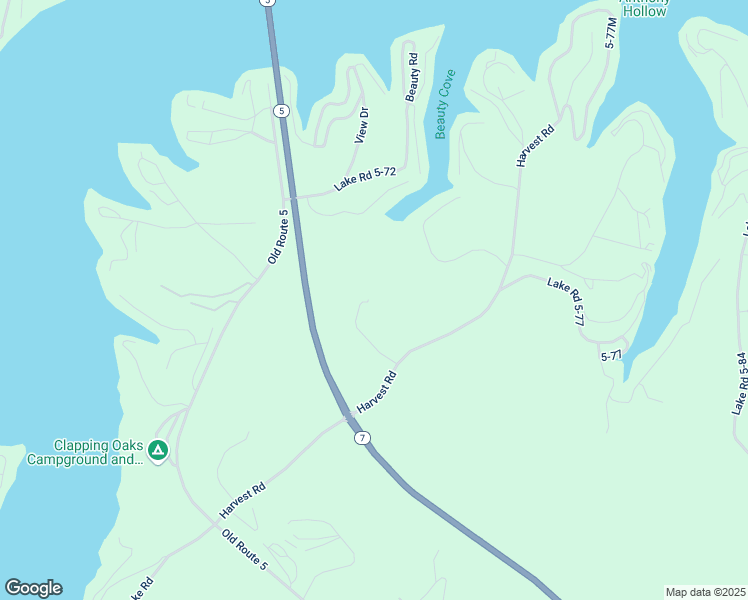 map of restaurants, bars, coffee shops, grocery stores, and more near Harvest Road in Camdenton