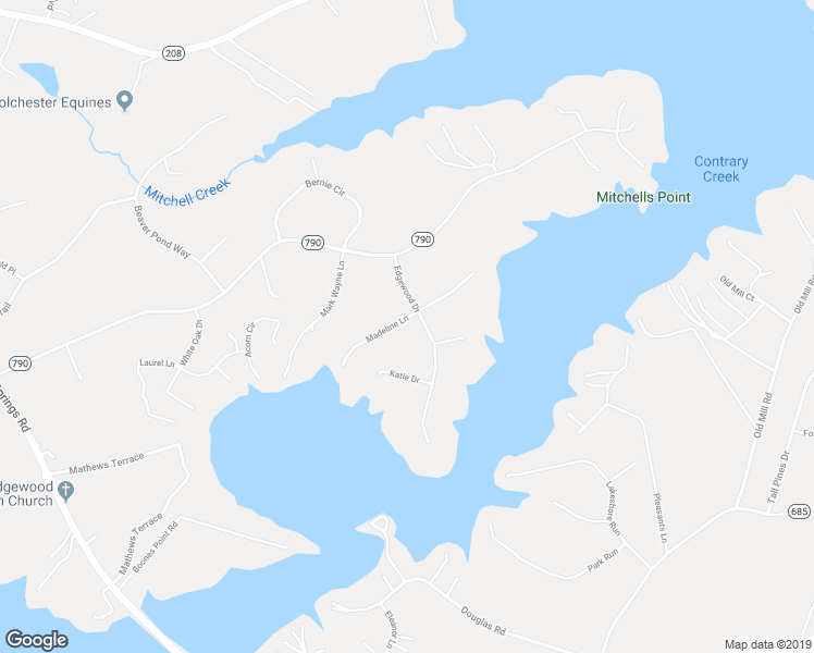 map of restaurants, bars, coffee shops, grocery stores, and more near 130 Madeline Lane in Mineral