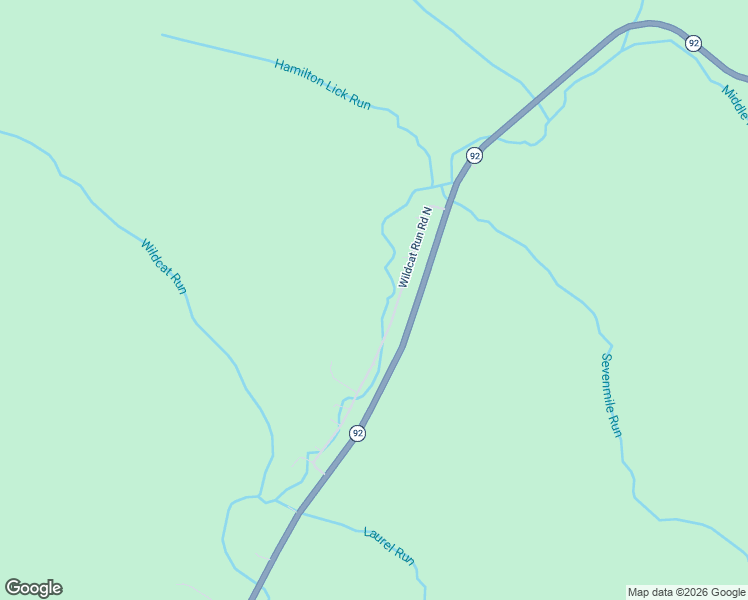 map of restaurants, bars, coffee shops, grocery stores, and more near 290 Wildcat Run Road South in Marlinton