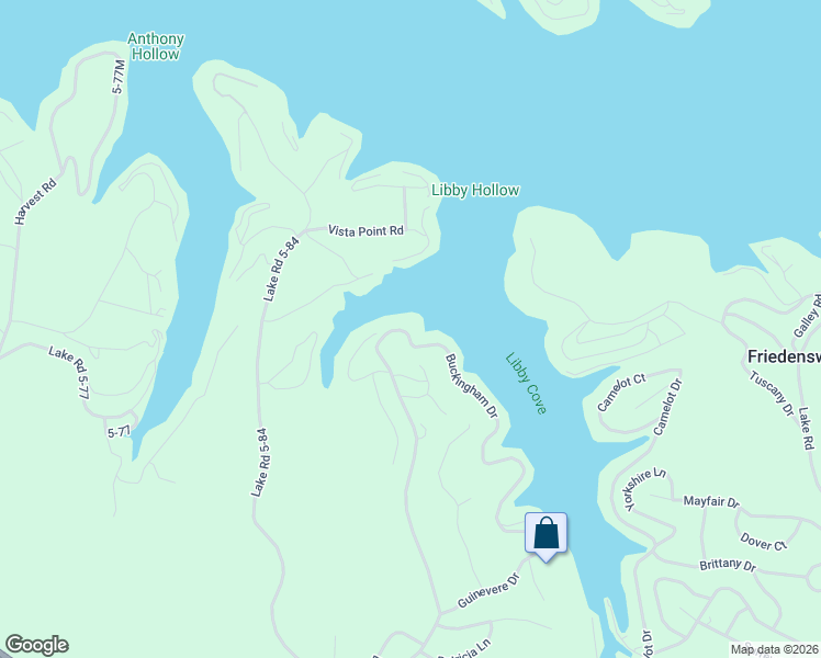 map of restaurants, bars, coffee shops, grocery stores, and more near 948 Buckingham Drive in Camdenton