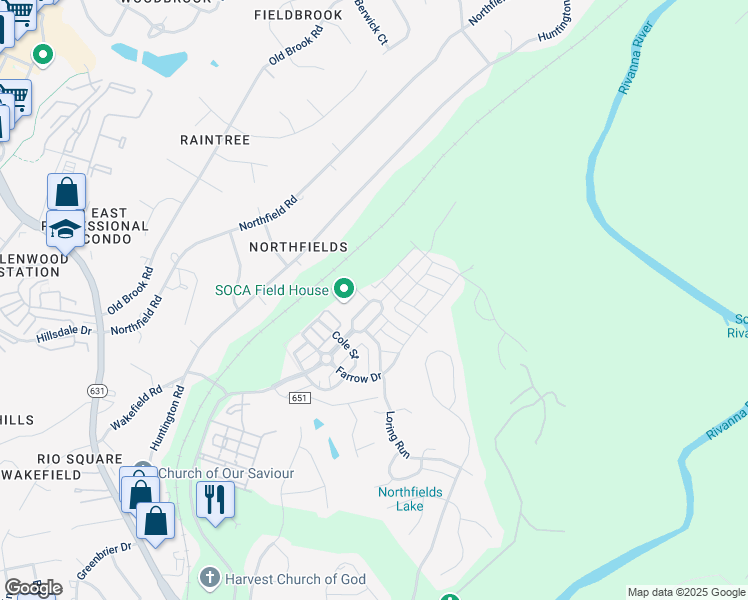 map of restaurants, bars, coffee shops, grocery stores, and more near 880 Belvedere Boulevard in Charlottesville