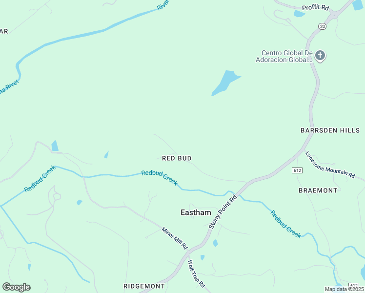 map of restaurants, bars, coffee shops, grocery stores, and more near 2432 Redbud Lane in Charlottesville