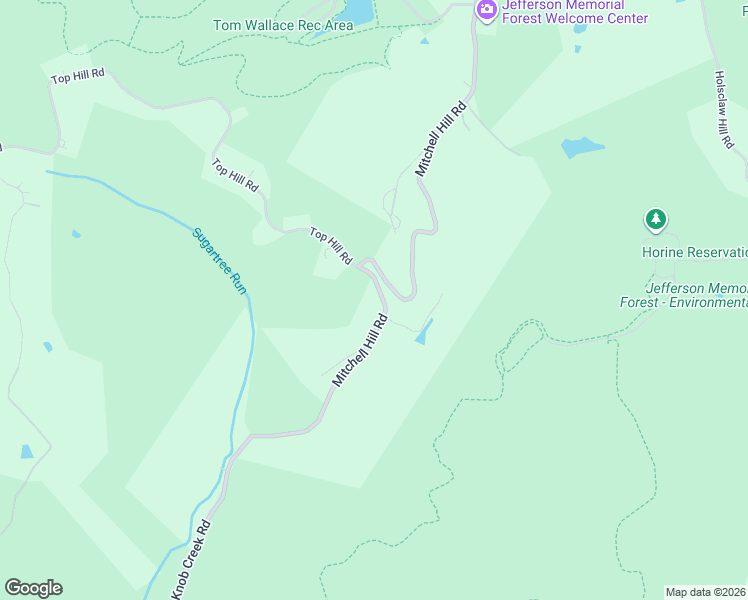 map of restaurants, bars, coffee shops, grocery stores, and more near 13008 Mitchell Hill Road in Louisville