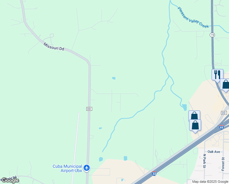 map of restaurants, bars, coffee shops, grocery stores, and more near 26 Highland Drive in Cuba