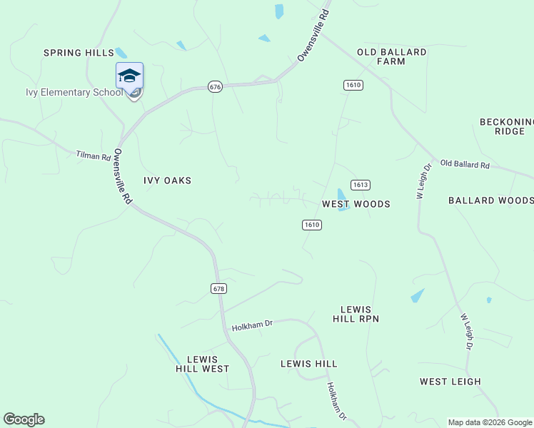 map of restaurants, bars, coffee shops, grocery stores, and more near 2565 Cedar Ridge Lane in Charlottesville