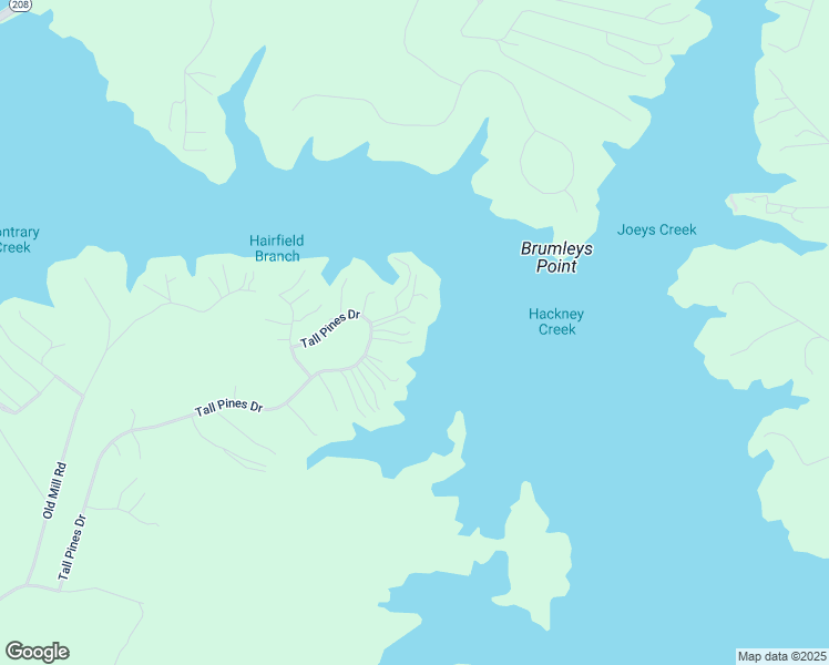 map of restaurants, bars, coffee shops, grocery stores, and more near 974 Tall Pines Drive in Mineral