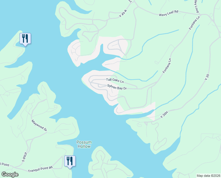 map of restaurants, bars, coffee shops, grocery stores, and more near 1-99 Jeanne Lane in Linn Creek