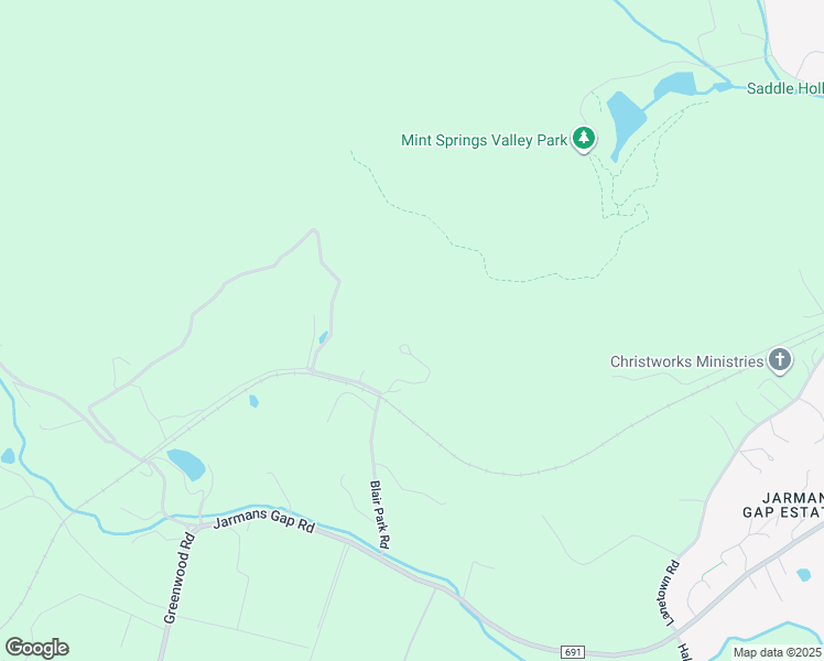 map of restaurants, bars, coffee shops, grocery stores, and more near 1397 Blair Park Ridge in Crozet