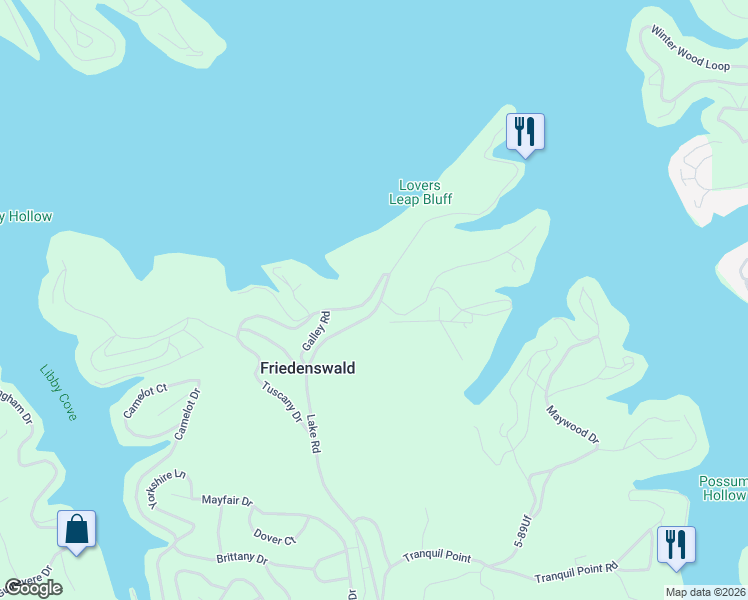 map of restaurants, bars, coffee shops, grocery stores, and more near 4019 Pier Thirty One Road in Camdenton