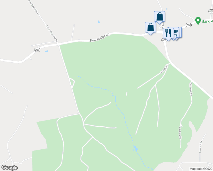 map of restaurants, bars, coffee shops, grocery stores, and more near in Mineral