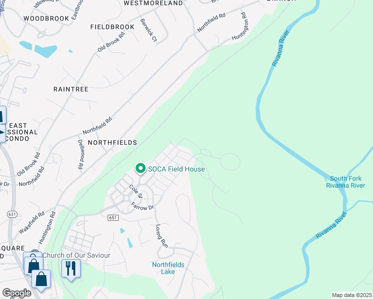 map of restaurants, bars, coffee shops, grocery stores, and more near 1246 Free State Road in Charlottesville