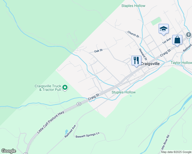 Village Street, Craigsville VA Walk Score