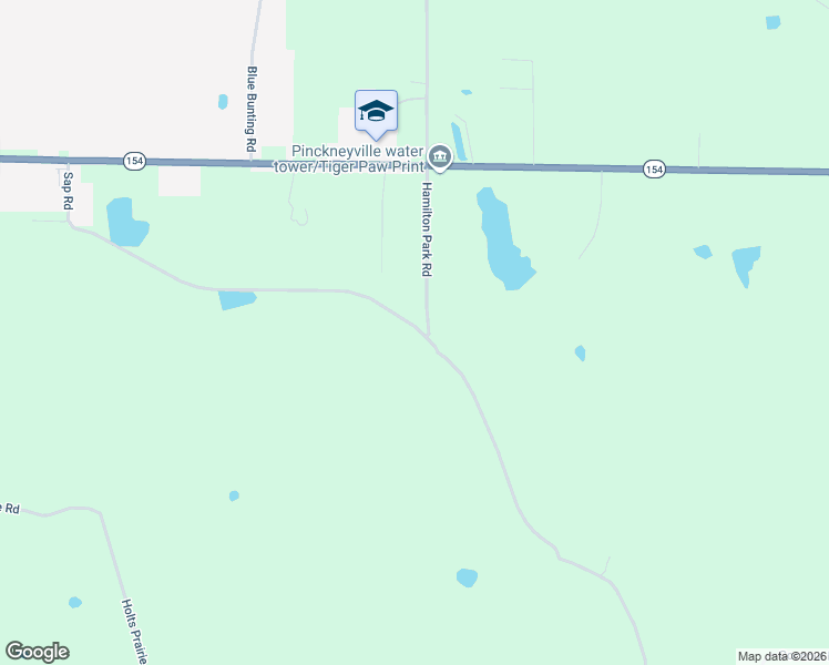 map of restaurants, bars, coffee shops, grocery stores, and more near 3556 Hamilton Park Road in Pinckneyville