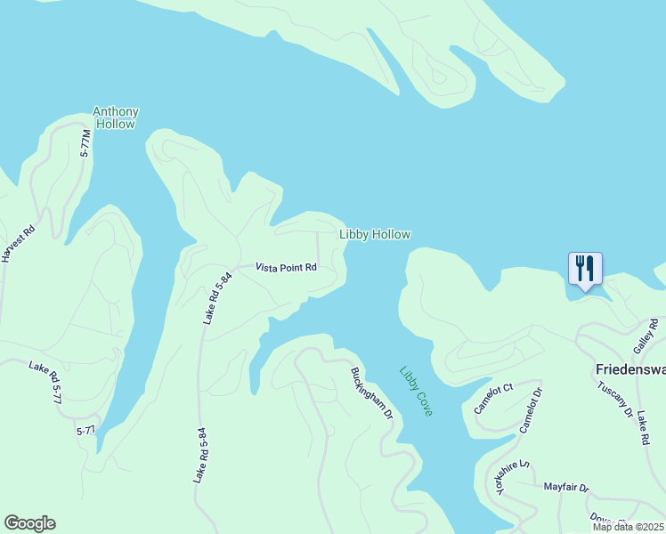 map of restaurants, bars, coffee shops, grocery stores, and more near 2-98 Horizons Ln in Camdenton