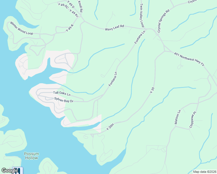 map of restaurants, bars, coffee shops, grocery stores, and more near 375 Fontana Lane in Linn Creek
