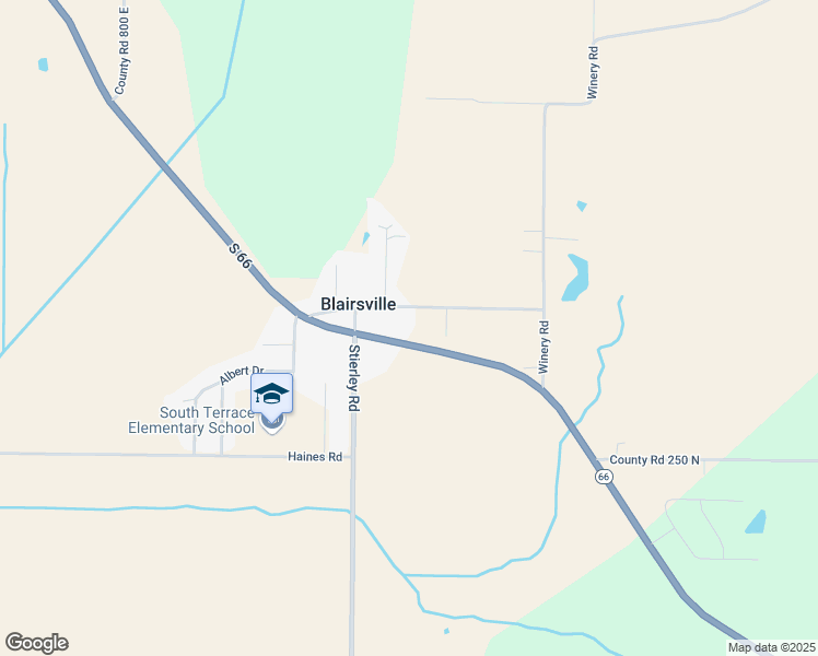 map of restaurants, bars, coffee shops, grocery stores, and more near 8501-8635 Indiana 66 in Wadesville