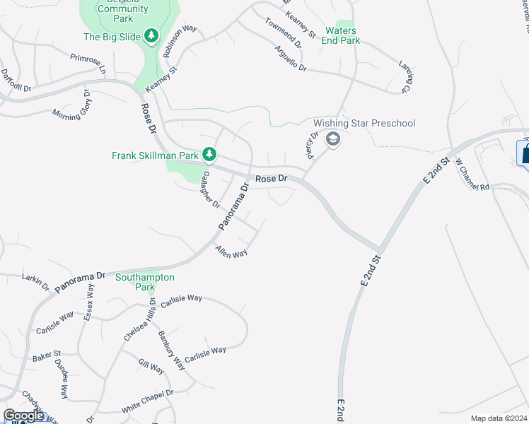 map of restaurants, bars, coffee shops, grocery stores, and more near 389 Allen Way in Benicia