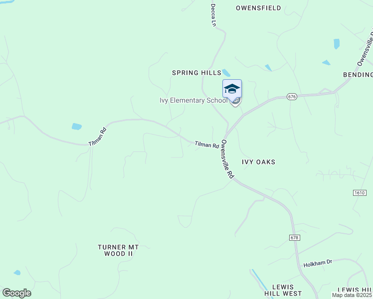 map of restaurants, bars, coffee shops, grocery stores, and more near 1303 Tilman Road in Charlottesville