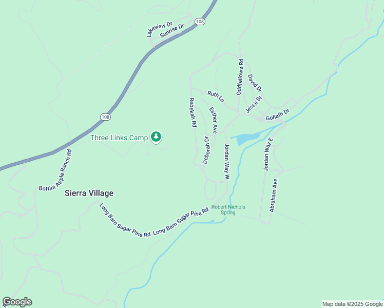 map of restaurants, bars, coffee shops, grocery stores, and more near 25160 Rebekah Road in Long Barn