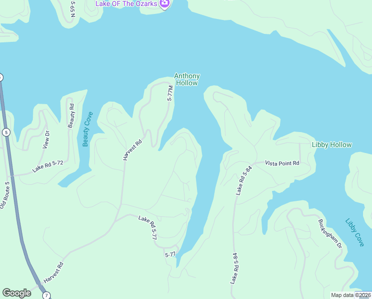 map of restaurants, bars, coffee shops, grocery stores, and more near Niangua Shores Road in Camdenton