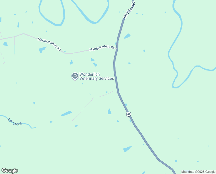 map of restaurants, bars, coffee shops, grocery stores, and more near 10396 Mount Eden Road in Waddy