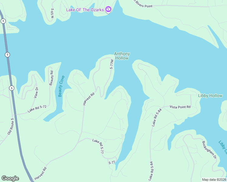 map of restaurants, bars, coffee shops, grocery stores, and more near Niangua Shores Road in Camdenton