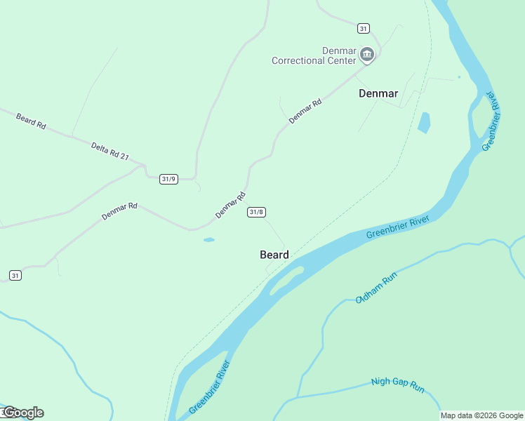 map of restaurants, bars, coffee shops, grocery stores, and more near Beard Post Office Road in Renick