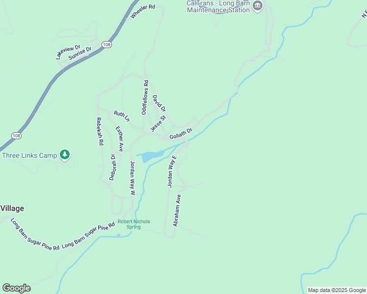 map of restaurants, bars, coffee shops, grocery stores, and more near 25170 Jordan Road in Long Barn