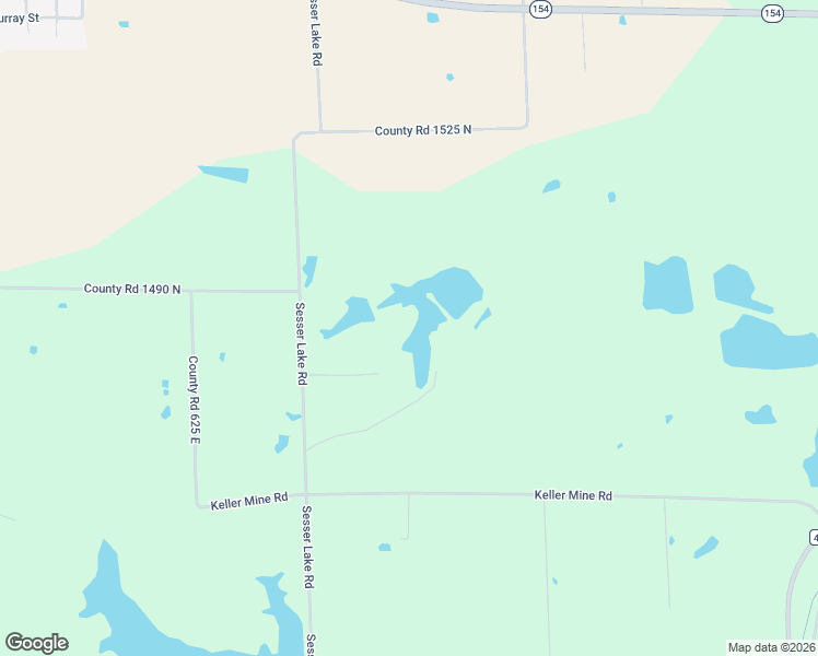 map of restaurants, bars, coffee shops, grocery stores, and more near 14606-14784 Sesser Lake Road in Sesser