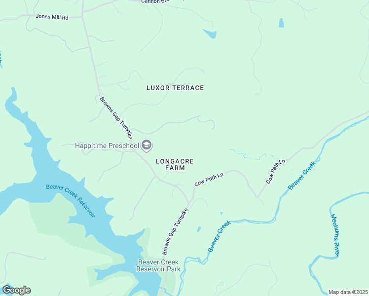 map of restaurants, bars, coffee shops, grocery stores, and more near 4196 Longacre Farm Lane in Charlottesville