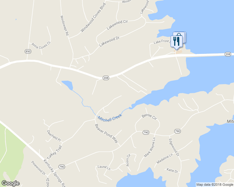 map of restaurants, bars, coffee shops, grocery stores, and more near 551 Beaver Pond Way in Mineral