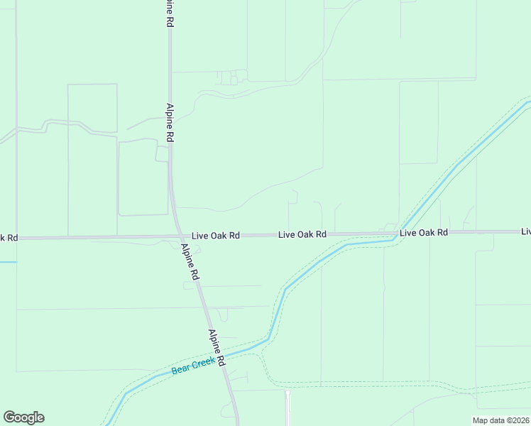 map of restaurants, bars, coffee shops, grocery stores, and more near 8707 Live Oak Road in Stockton