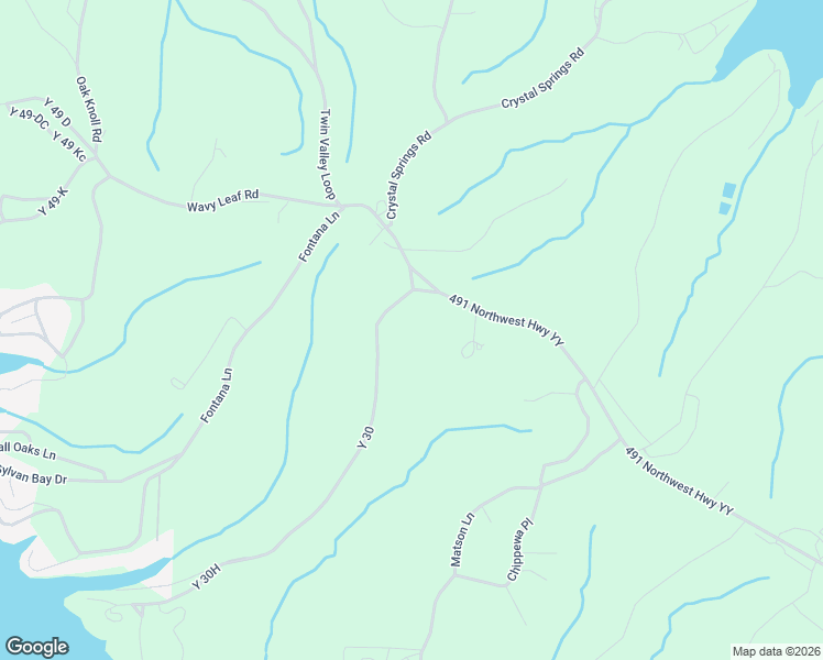 map of restaurants, bars, coffee shops, grocery stores, and more near Y 30 in Linn Creek