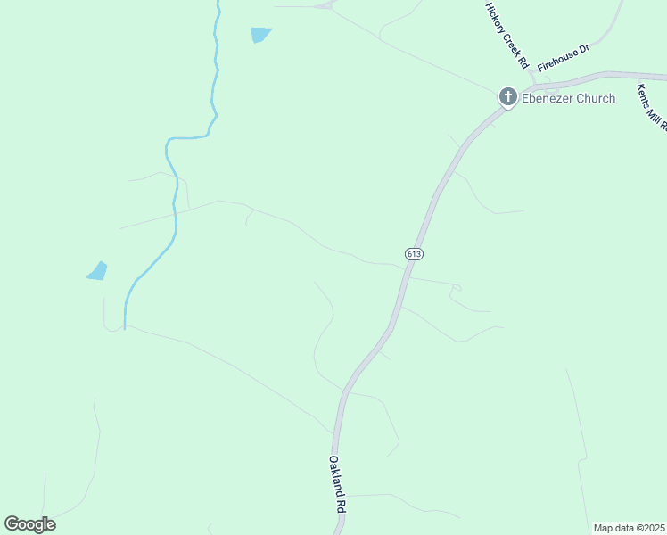map of restaurants, bars, coffee shops, grocery stores, and more near 2581 Oakland Road in Louisa