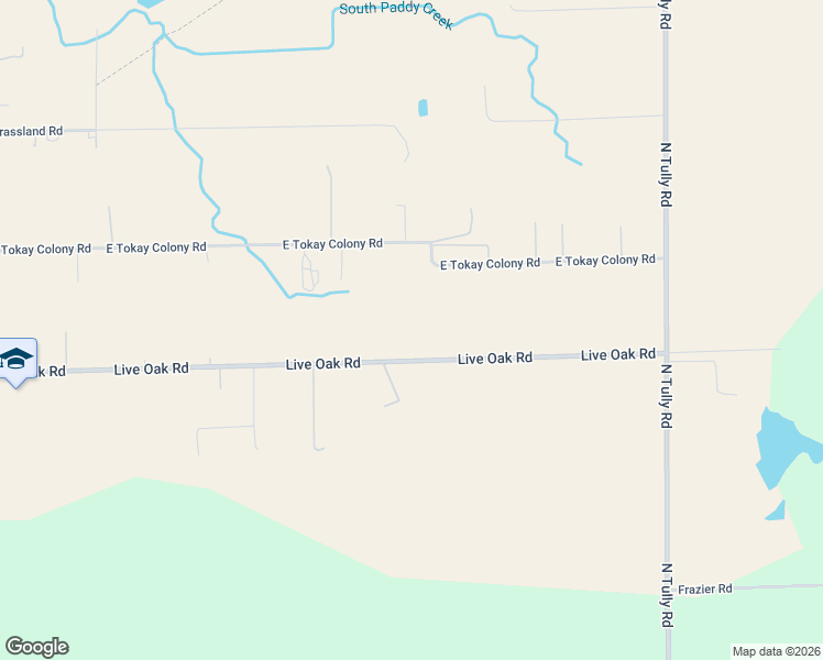 map of restaurants, bars, coffee shops, grocery stores, and more near 14953 Live Oak Road in Lodi